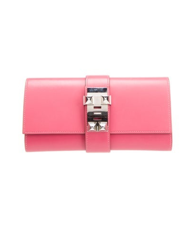Hermes Tadelakt Medor Clutch 23