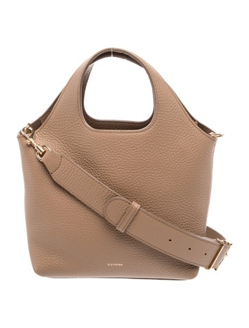 Leather Top Handle Bag