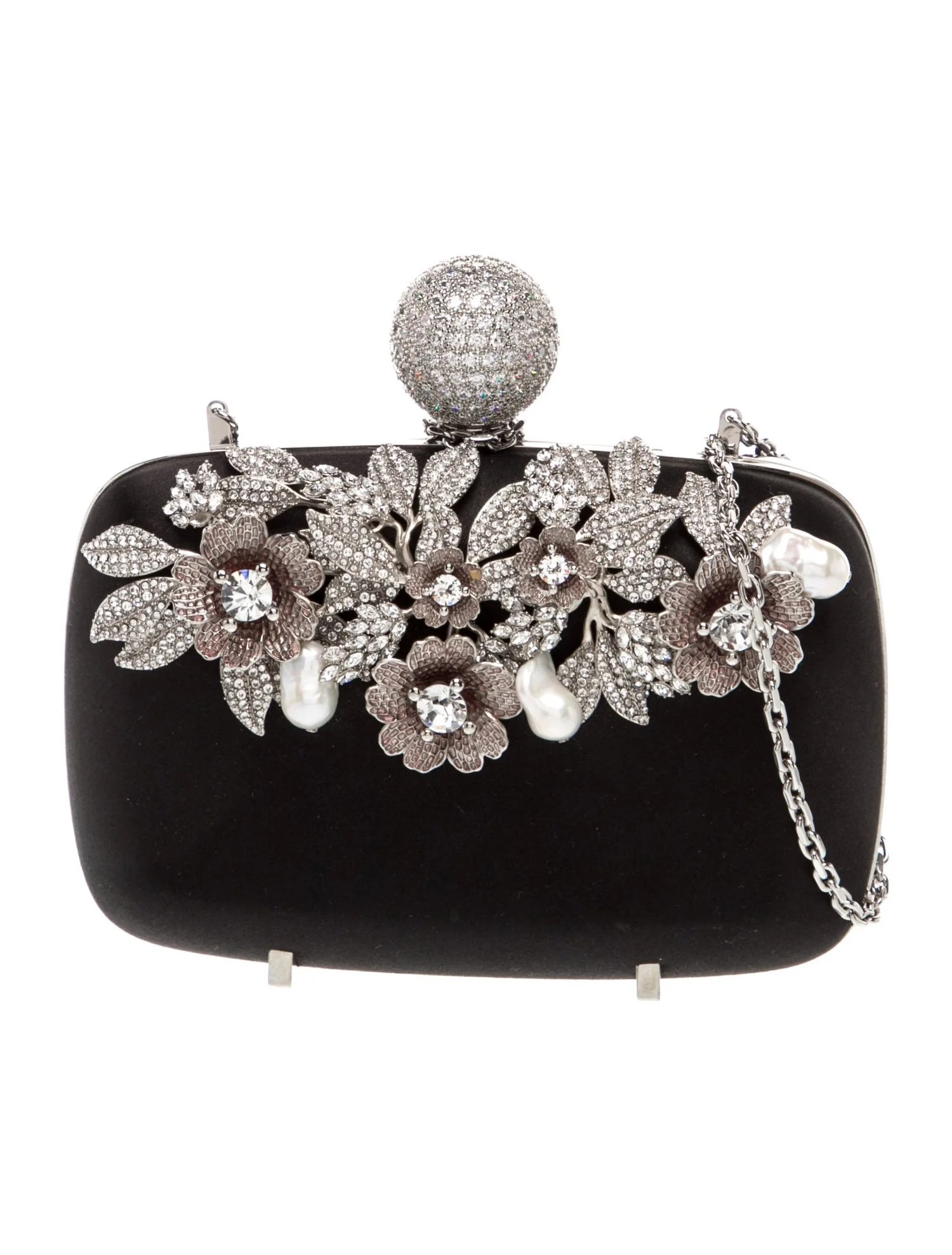 Satin Boite De Nuit Bouquet Strass Mini 2024