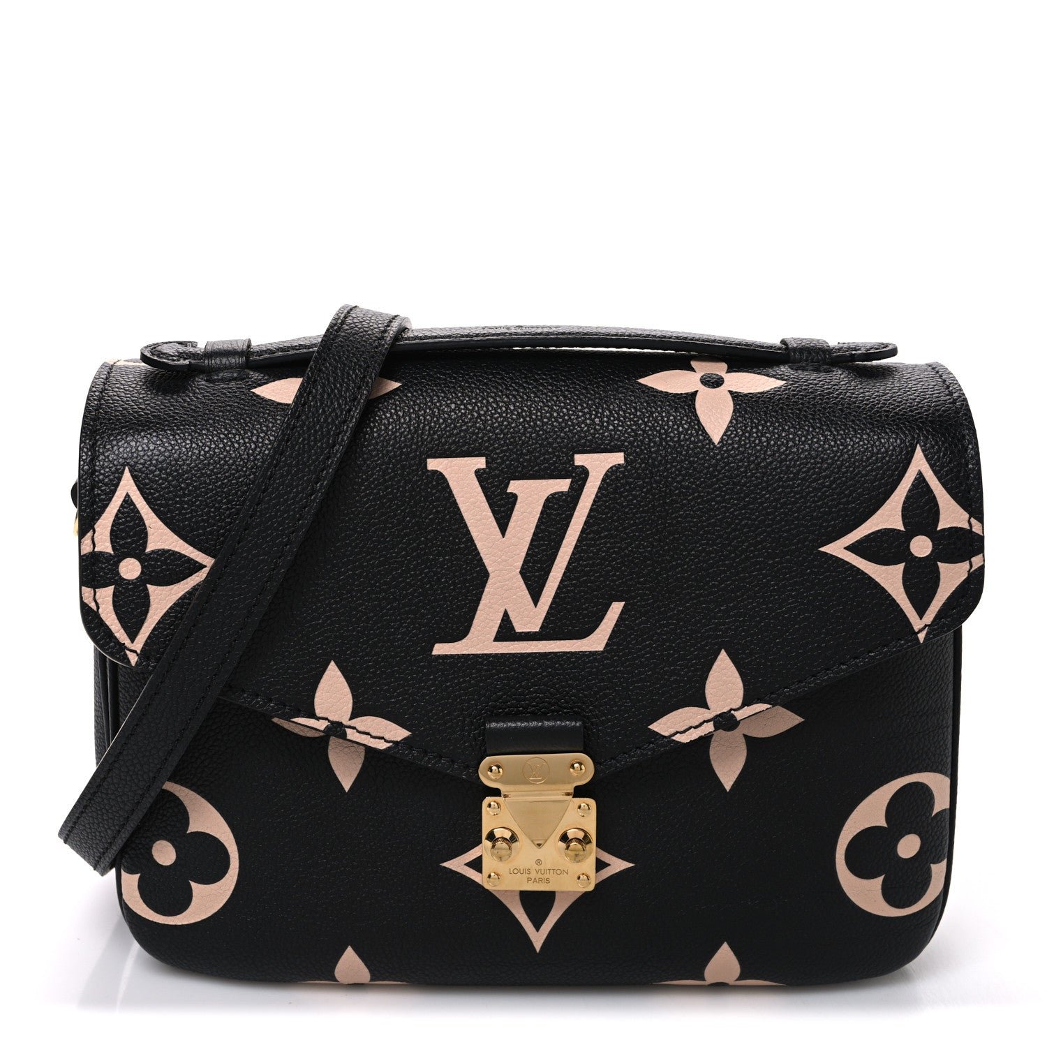 Louis Vuitton Empreinte Monogram Giant Pochette Metis Black Beige