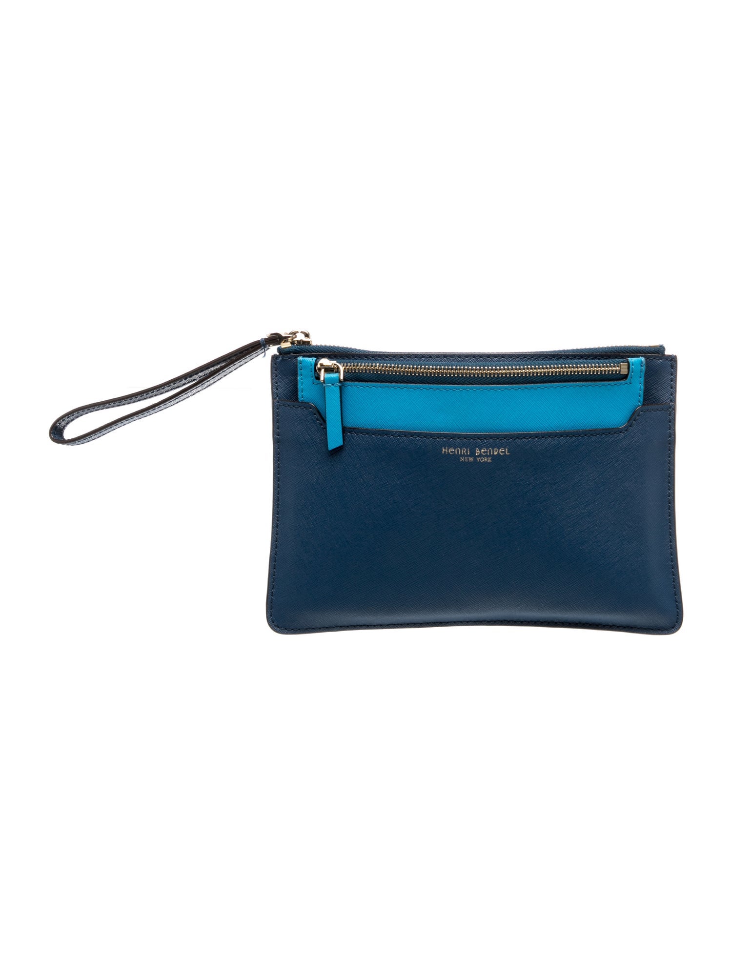 Saffiano Leather Clutch