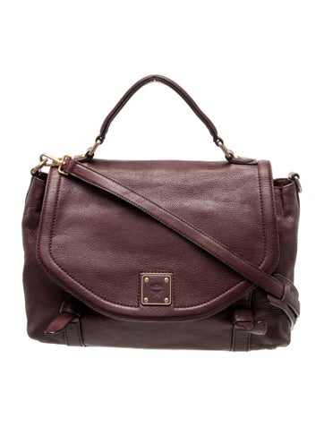 Leather Top Handle Bag Vintage