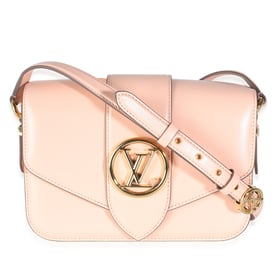 Louis Vuitton Rose Himalaya Smooth Calfskin LV Pont 9