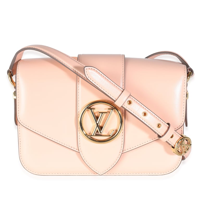 Louis Vuitton Rose Himalaya Smooth Calfskin LV Pont 9