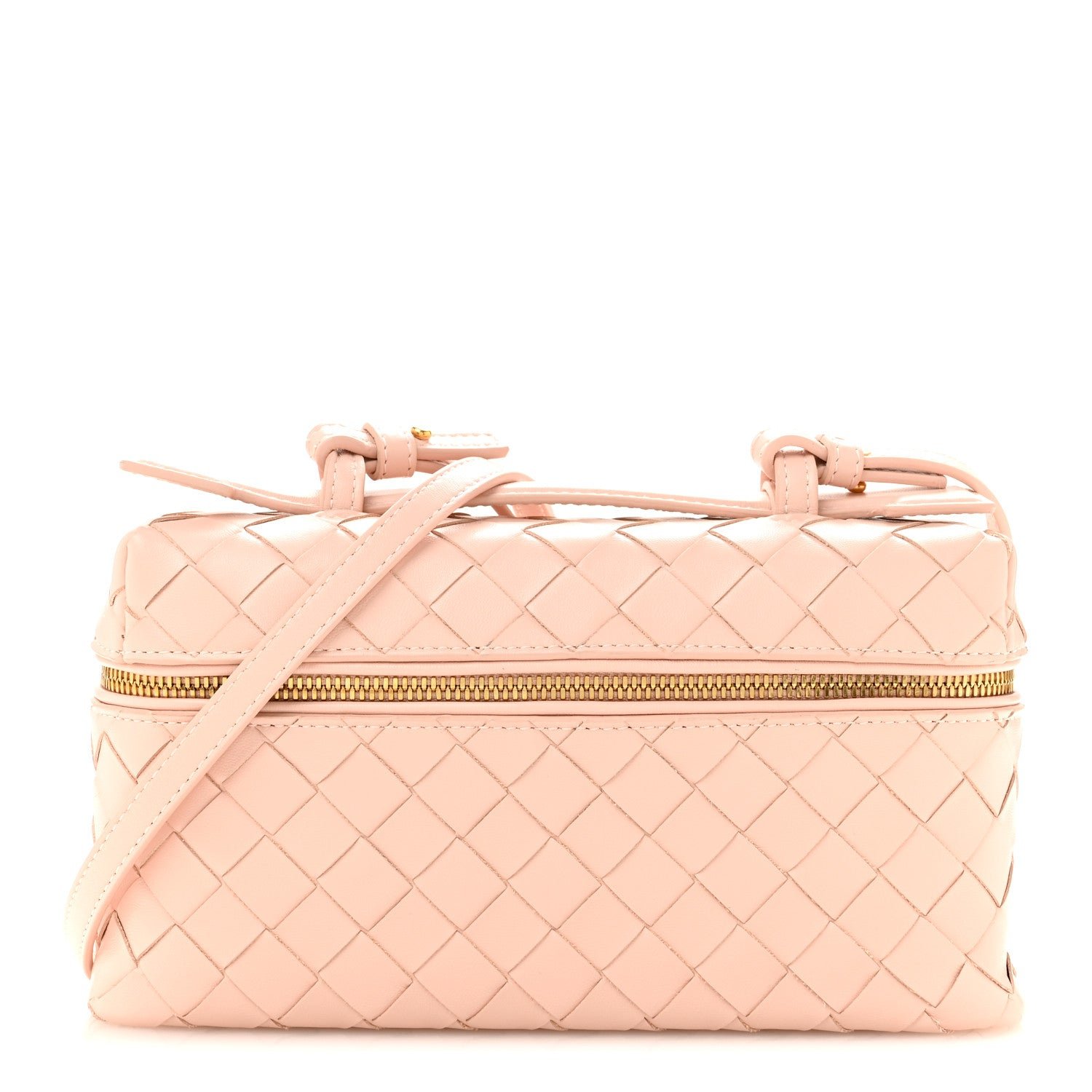 Bottega Veneta Calfskin Intrecciato Bang Bang Vanity Case Cameo