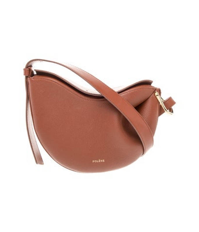 Polene Leather Crossbody Bag