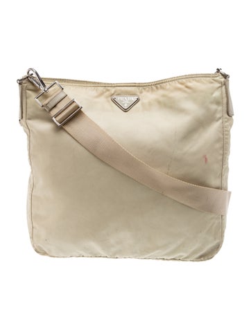 Tessuto Nylon Messenger Bag Vintage