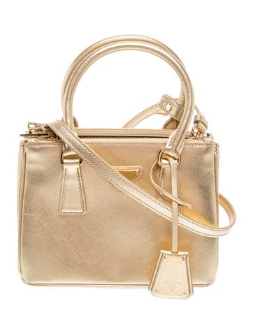 Saffiano Leather Galleria Double Zip Mini