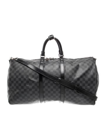 Damier Graphite Keepall Bandouliere 55