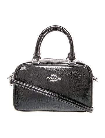 Patent Leather Top Handle Bag