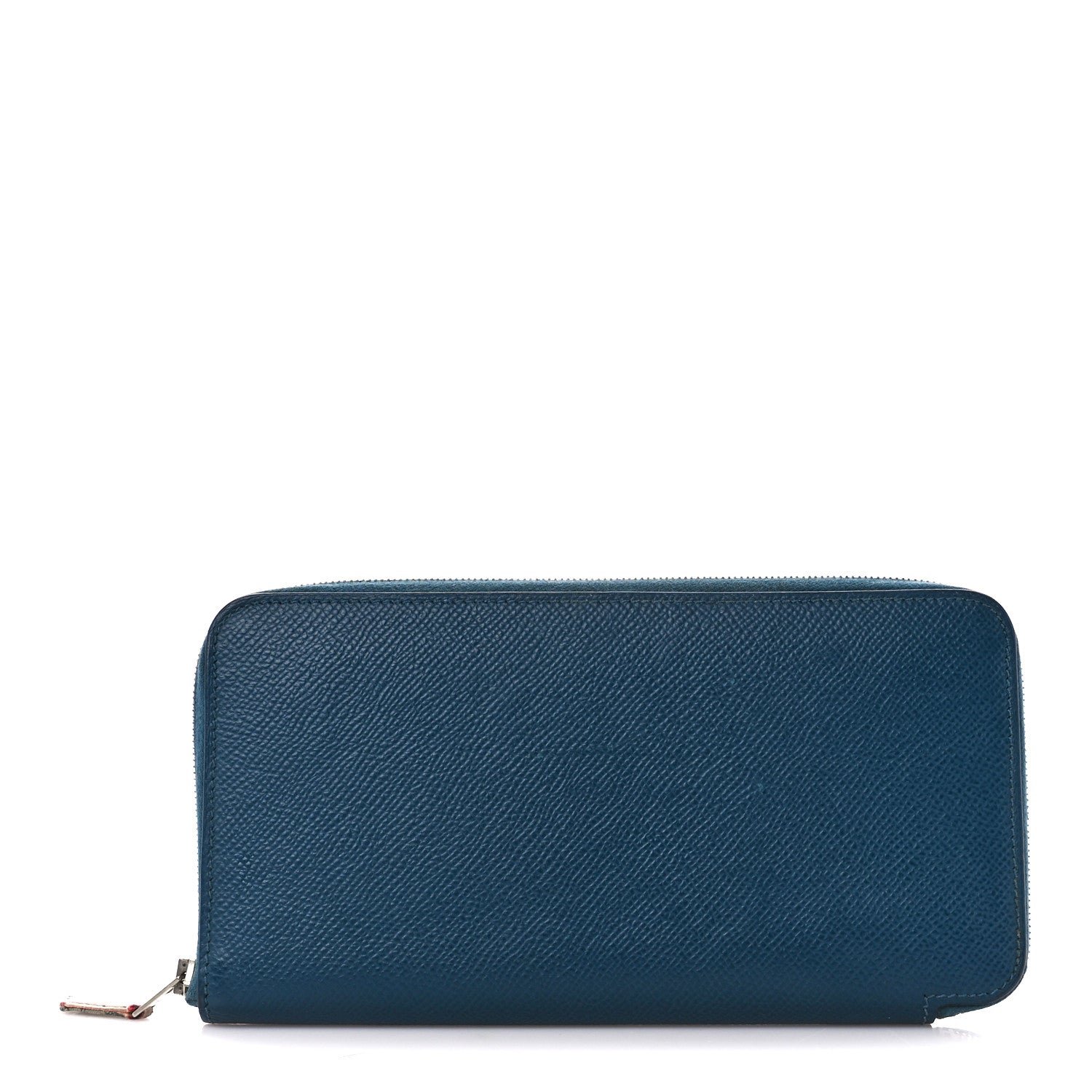 Hermes Epsom Silk'In Wallet Bleu De Galice