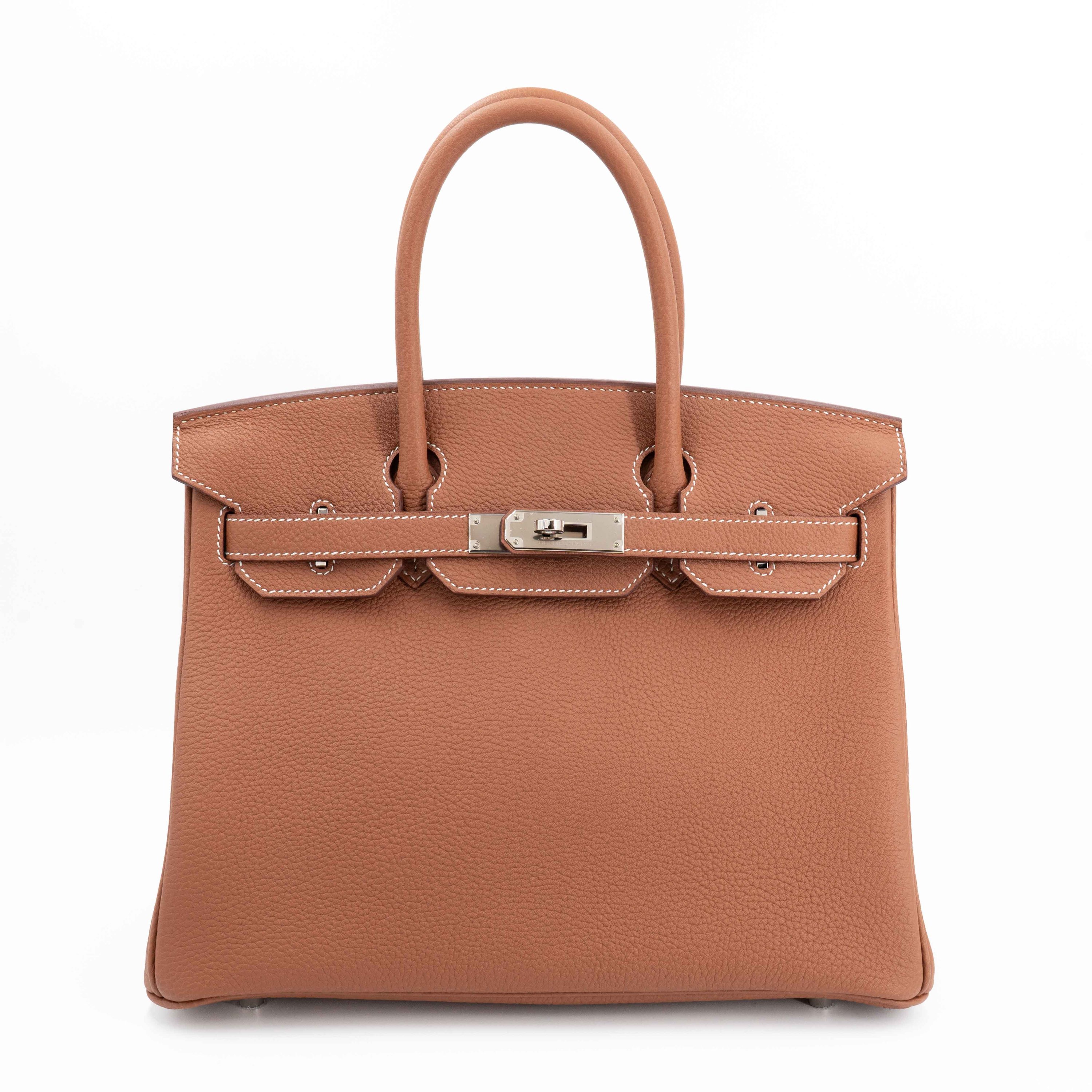 Excellent ( Rank SA ) HERMÈS Birkin 30 Gold (37) Togo Palladium hardware W (2024)