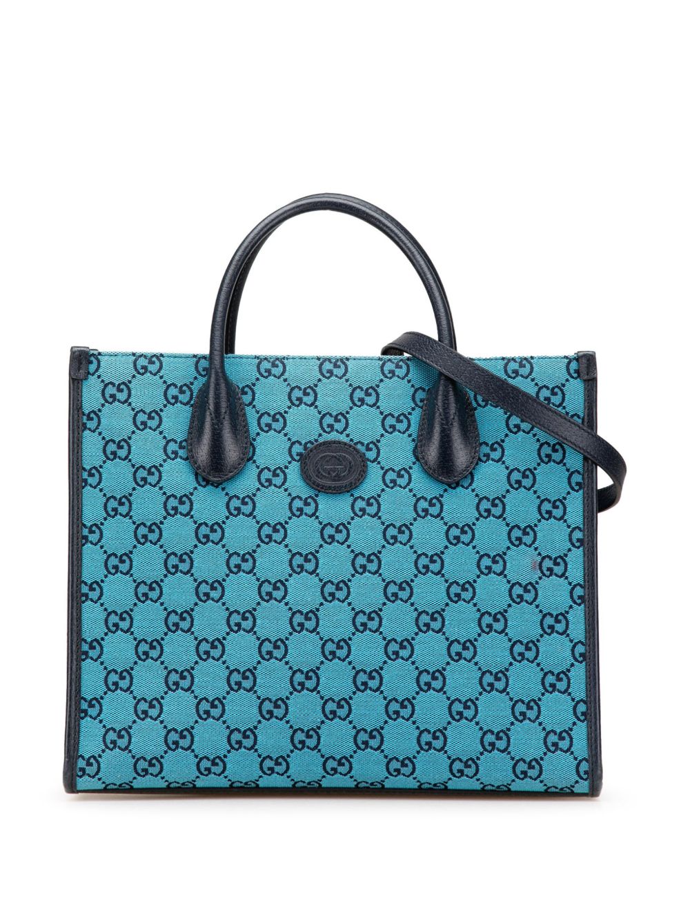 2016-2024 Small GG Canvas Interlocking G Tote satchel