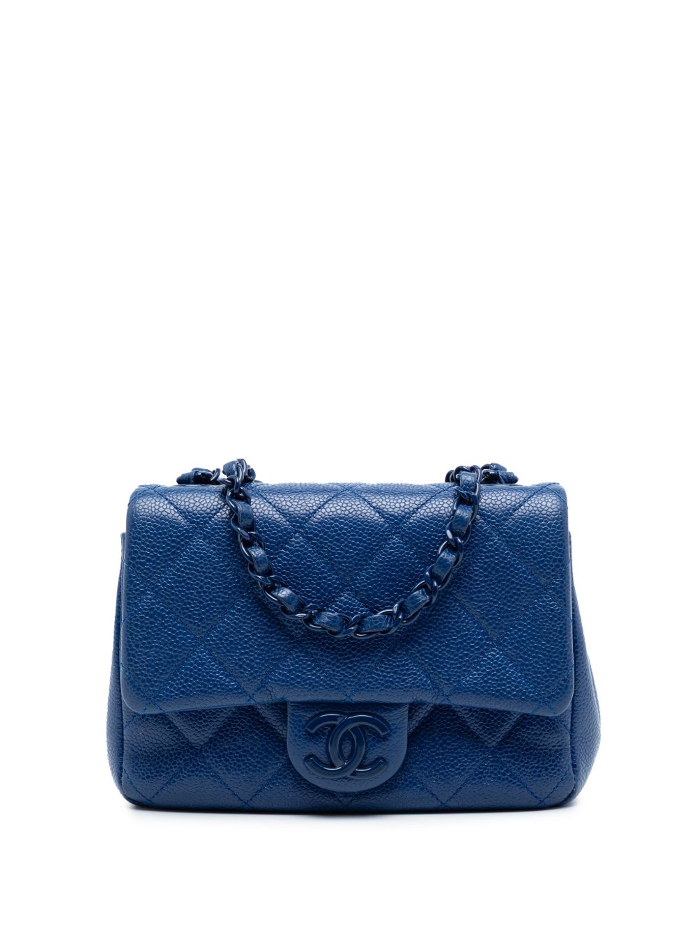 2019 Mini Square Quilted Caviar CC Incognito Single Flap crossbody bag