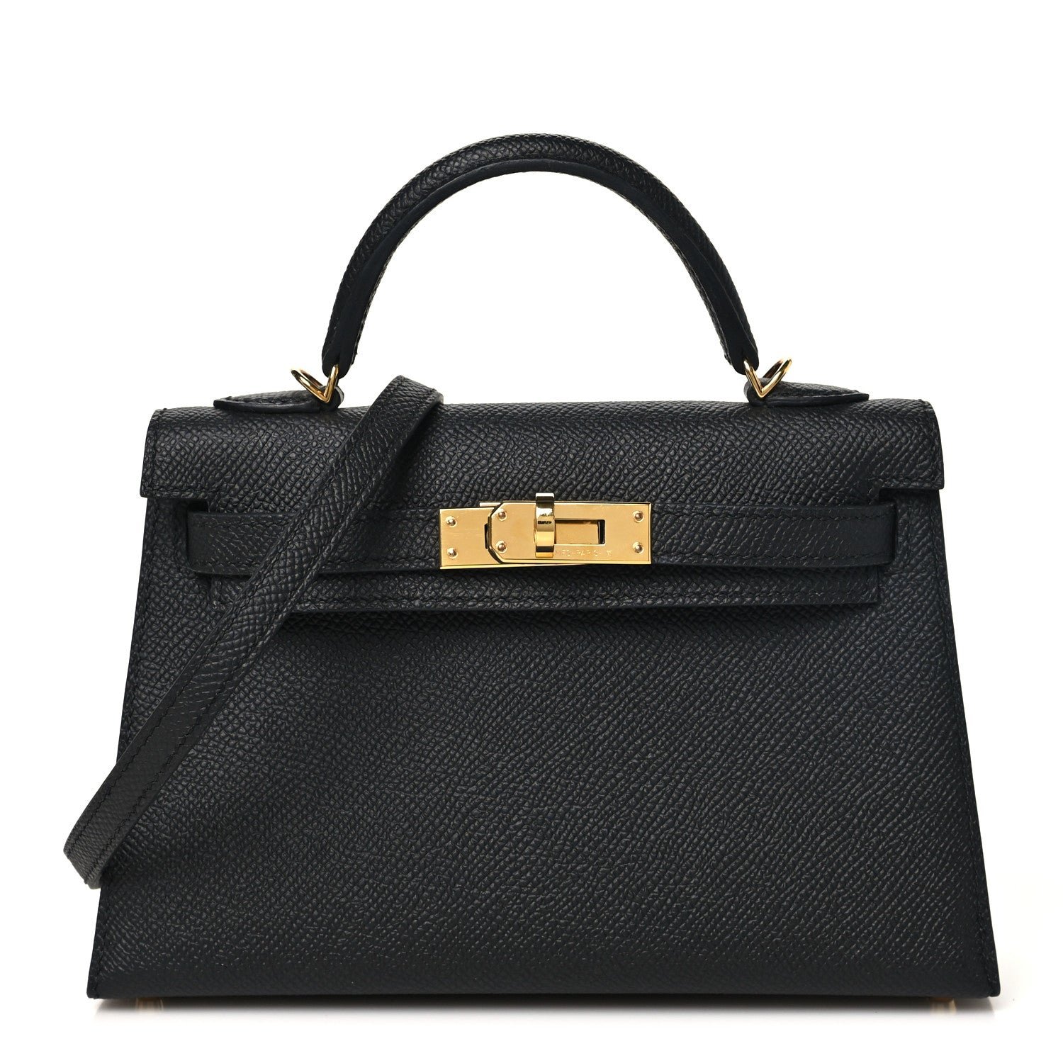 Epsom Mini Kelly Sellier 20 Black