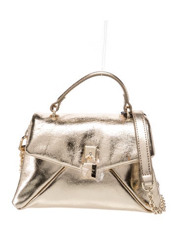 Patent Leather Top Handle Bag