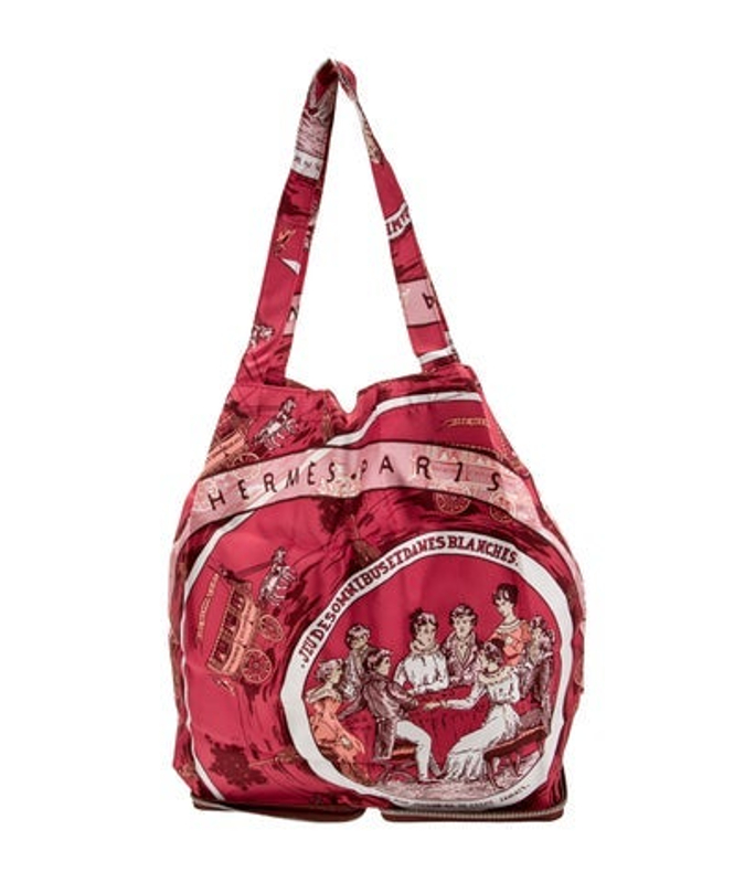 Hermes Jeu Des Omnibus Et Dames Blanches Silky Pop Tote