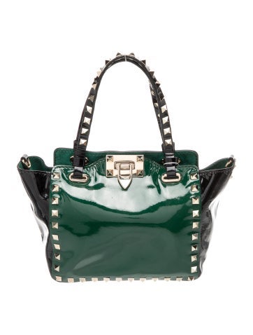 Rockstud Top Handle Bag