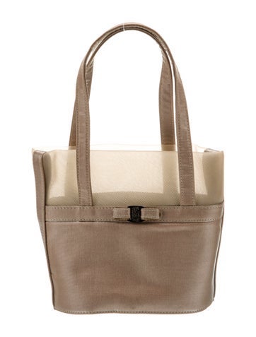 Satin Top Handle Bag