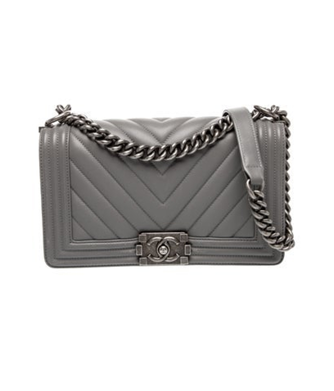 Chanel Medium Chevron Boy Bag