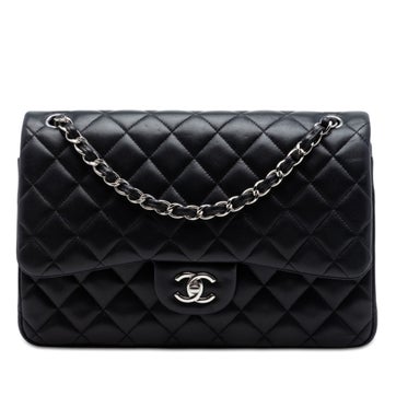 Lambskin Jumbo Classic Lambskin Double Flap