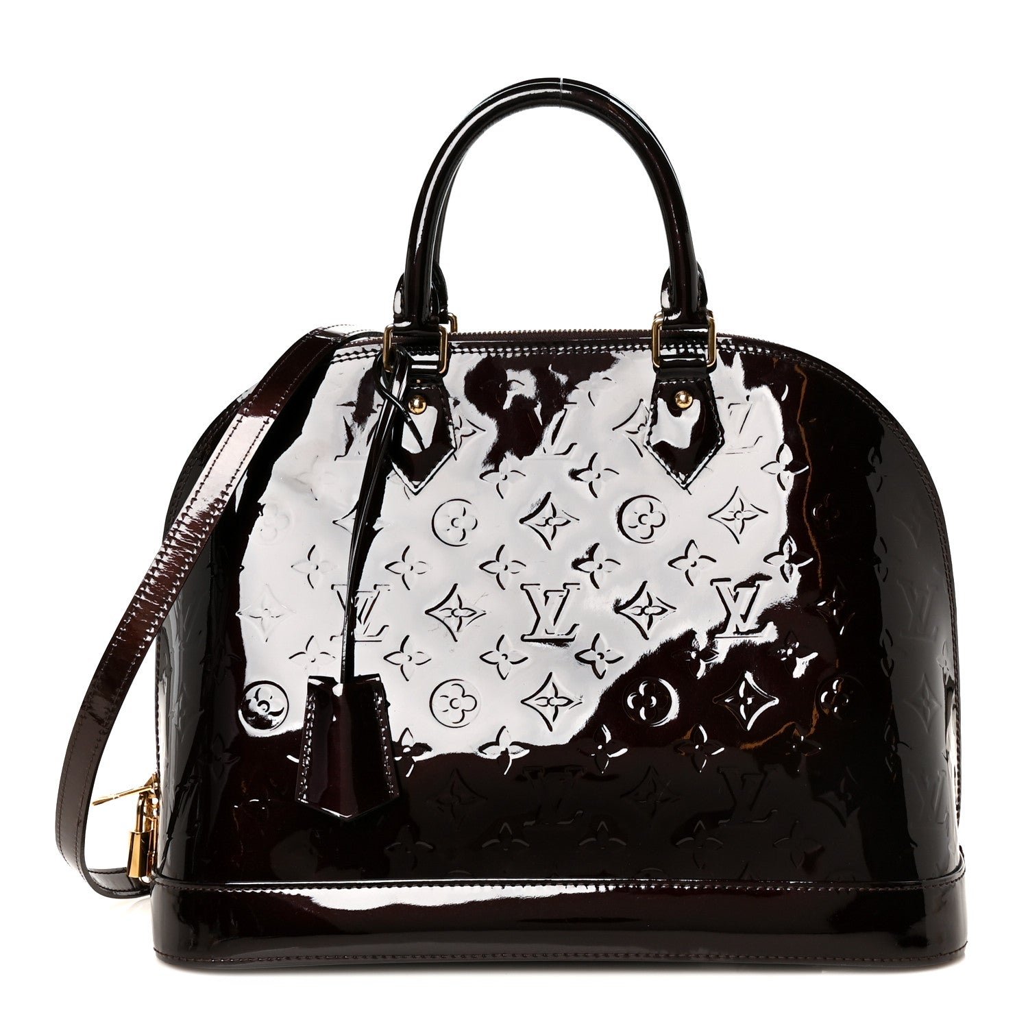 Louis Vuitton Vernis Alma MM Amarante