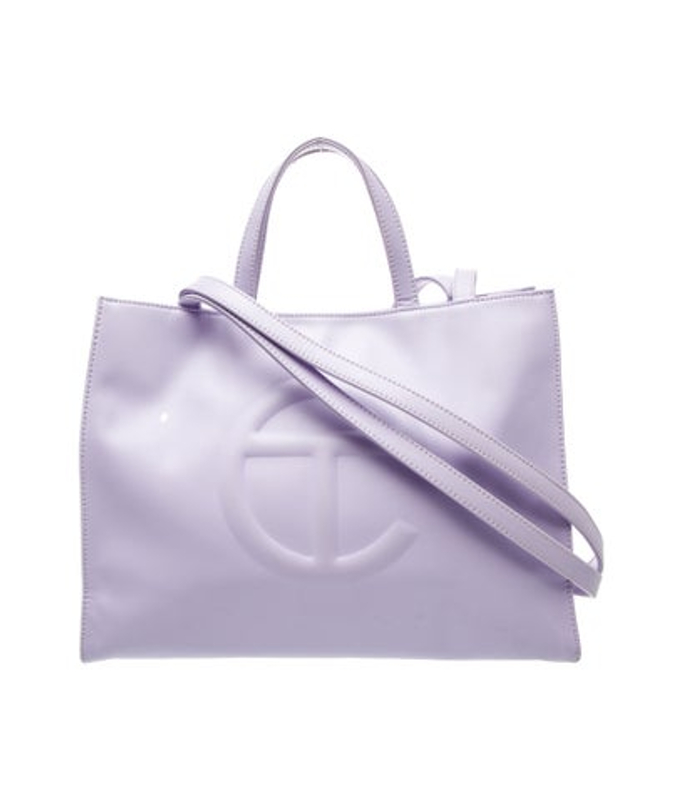 Telfar Vegan Leather Lavender Shopping Medium
