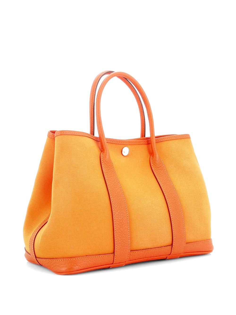 Hermes Garden Party Toile and Leather 30 tote bag