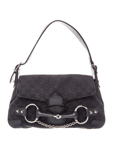 GG Canvas Horsebit Chain