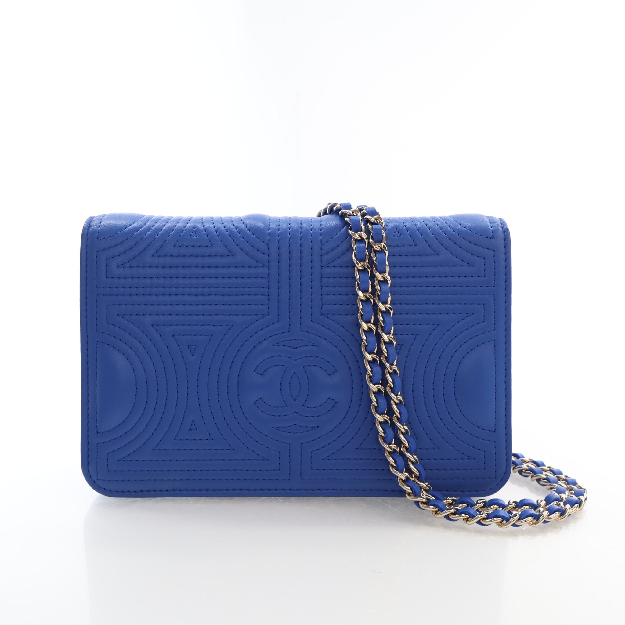 Chanel Lambskin Korean Garden Wallet on Chain