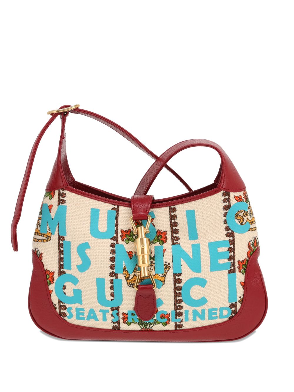 2020s Jackie Centennial Music Is Mine floral shoulder bag