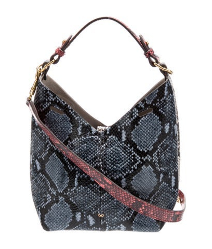 Anya Hindmarch Hindmarch Embossed Leather Shoulder Bag