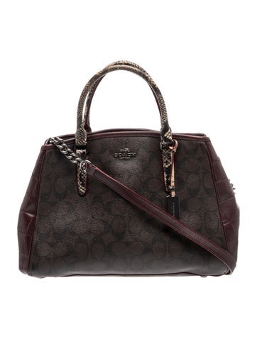 Leather Top Handle Bag