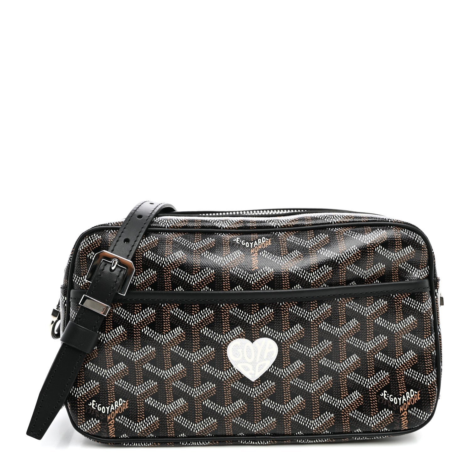 Goyard Goyardine Coeur Sac Cap Vert Black