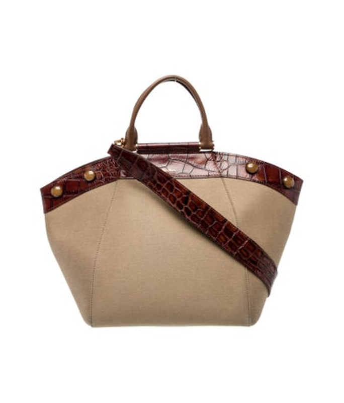 Max Mara Mara Canvas Top Handle Bag