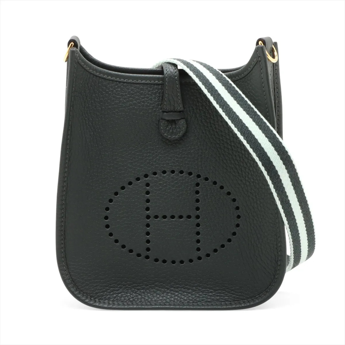 Hermès evelyn 16 TPM Amazon Taurillon Clemence Vert foncé Gold Metal Fittings W: