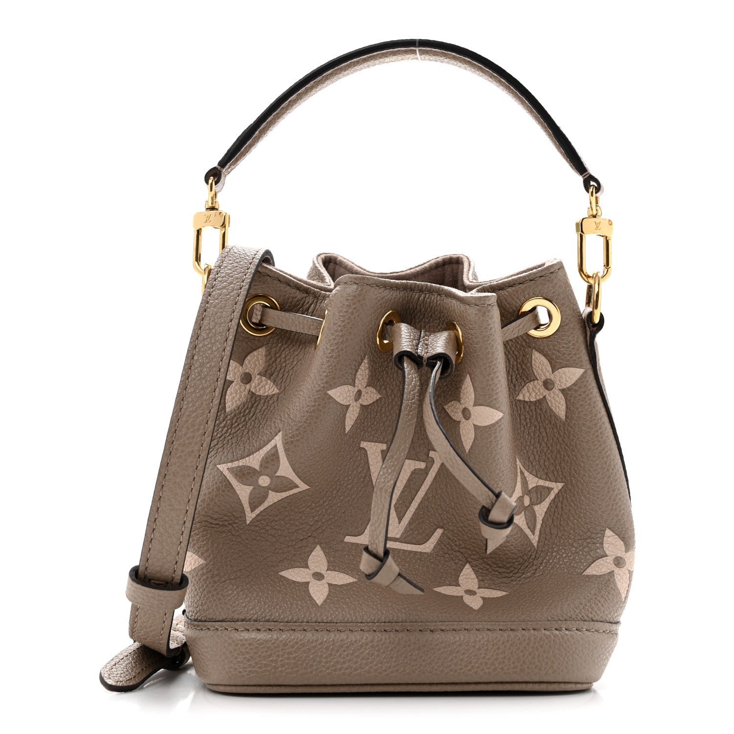 Louis Vuitton Louis Vuitton Empreinte Monogram Giant Nano Noe Tourterelle Creme