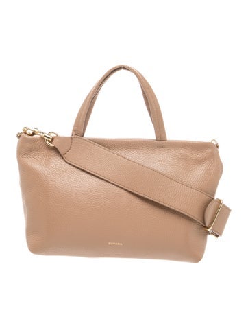 Leather Top Handle Bag