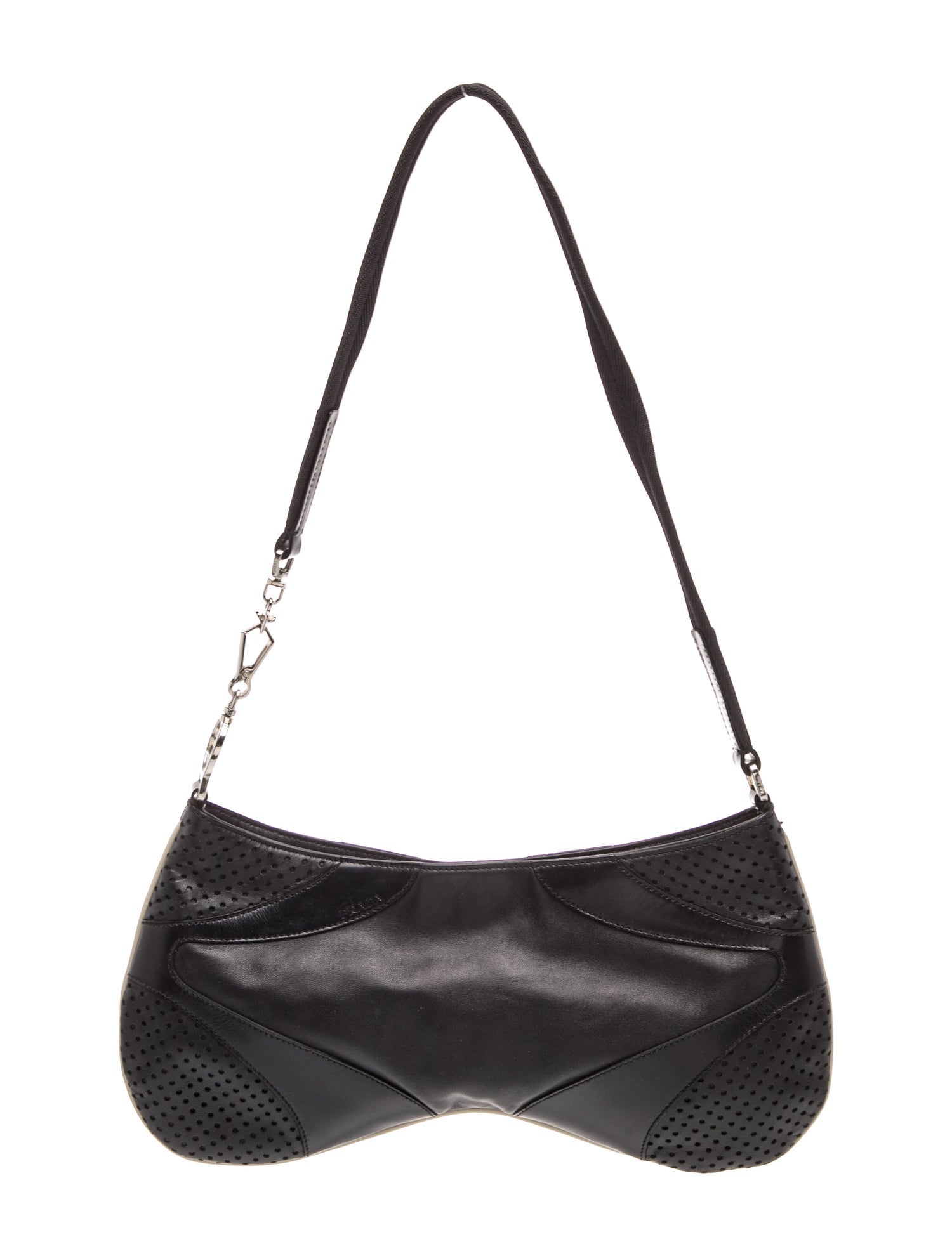 Drive Vitello Leather Bowling Pochette Shoulder Bag