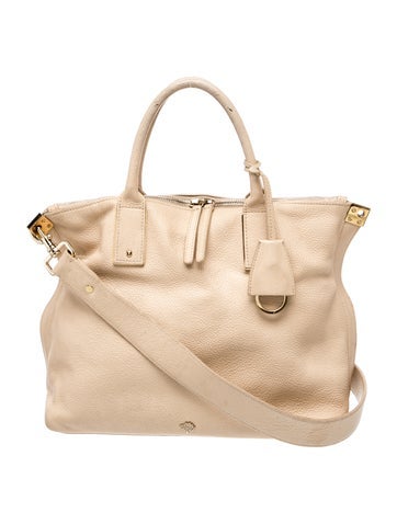 Leather Top Handle Bag