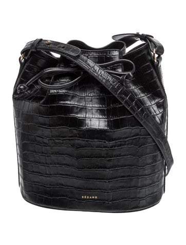 Leather Bucket Bag w/ Tags