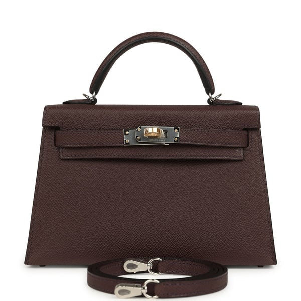 Hermes Hermes Kelly Sellier 20 Rouge Sellier Epsom Electrum Hardware