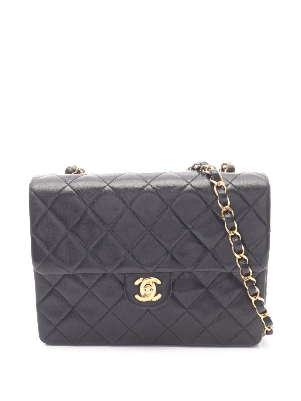 1991-1994 Mini Square Classic Lambskin Single Flap shoulder bag