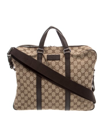 GG Canvas Briefcase