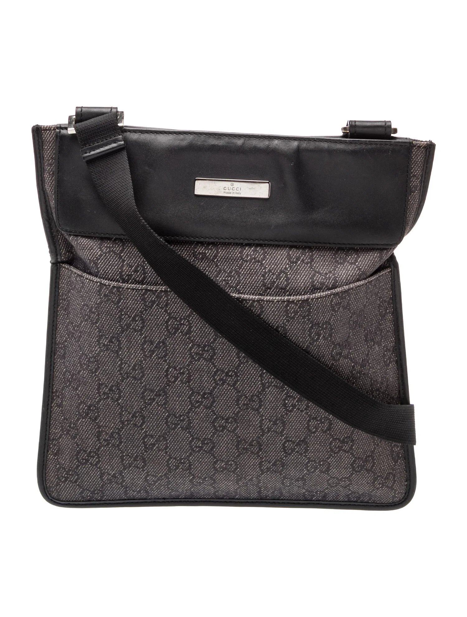 GG Denim Crossbody Bag