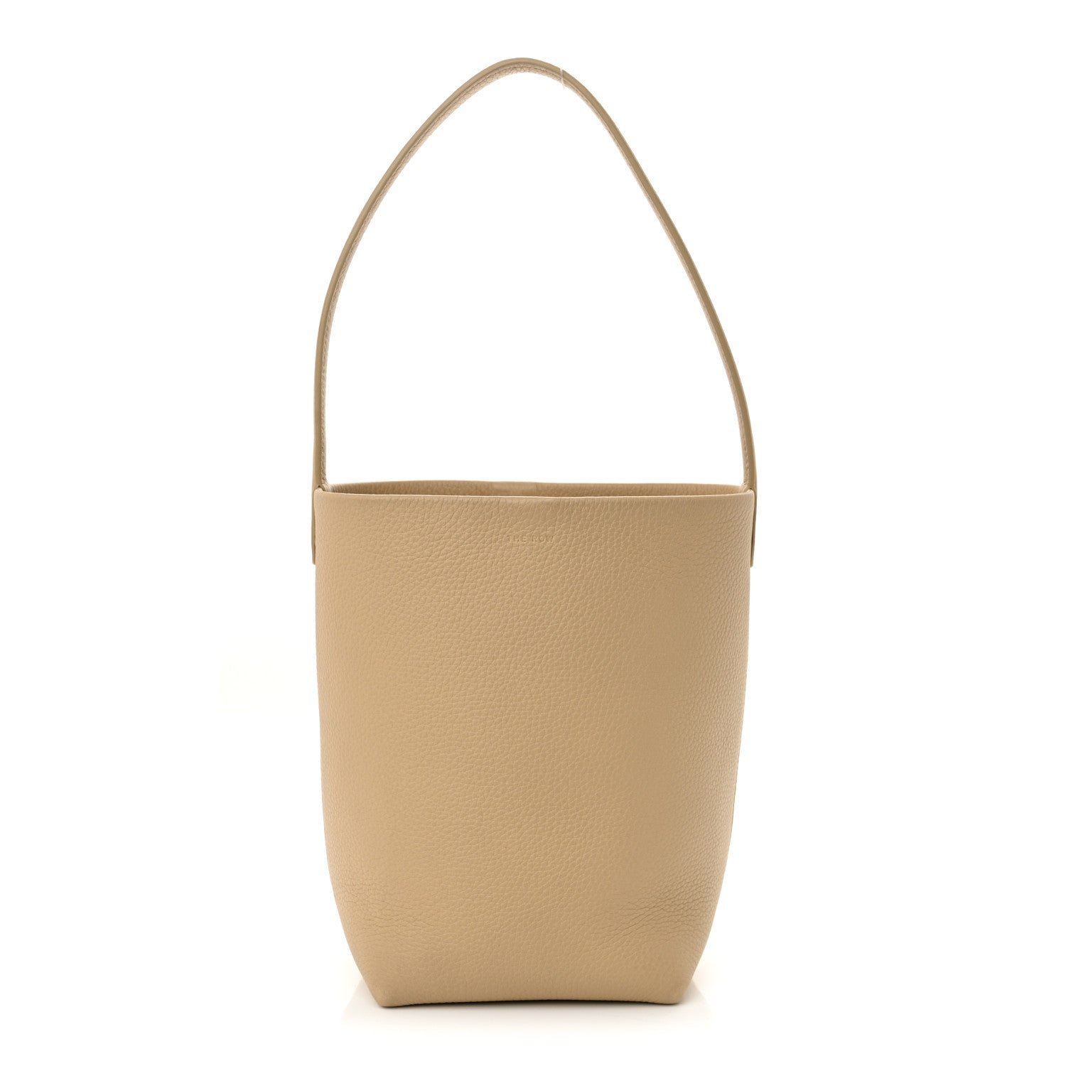 The Row Grained Calfskin Small N/S Park Tote Boulder