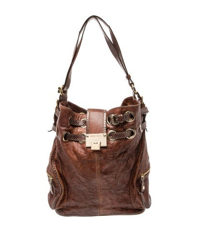 Jimmy Choo Choo Leather Shoulder Bag