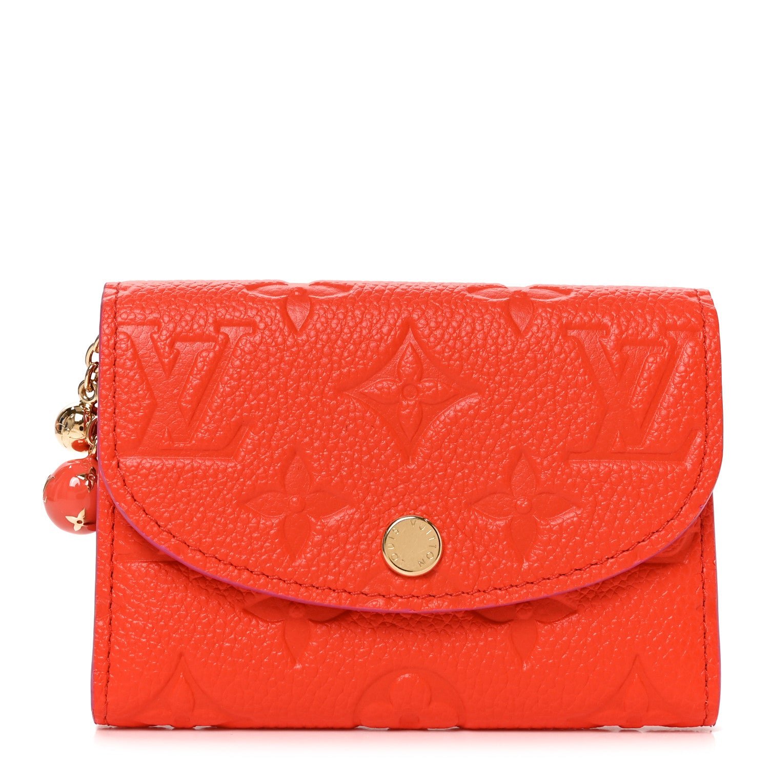 Louis Vuitton Empreinte Rosalie Coin Purse Blood Orange