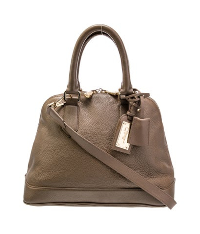 Bally Leather Top Handle Bag