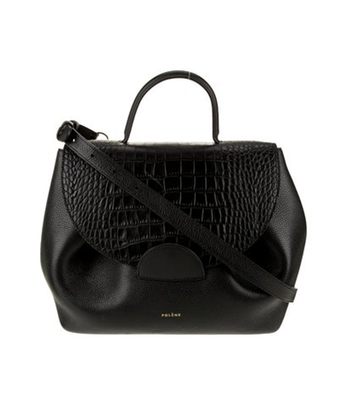 Polene Leather Crossbody Bag